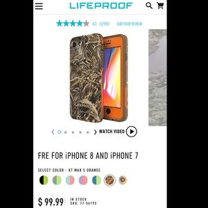 BN Lifeproof FRE case iPhone 7 & 8